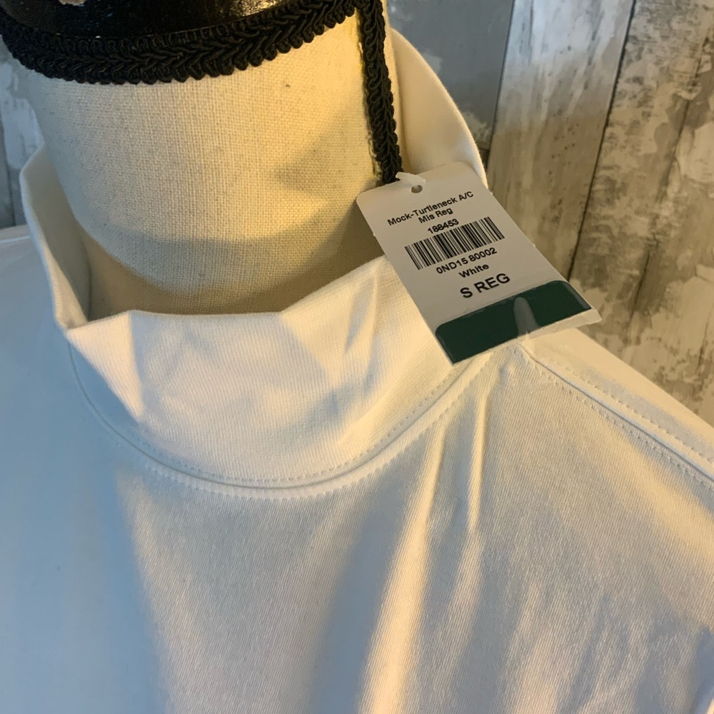 LLBean Mock Neck long Sleeve. Size S - Picture 2 of 5